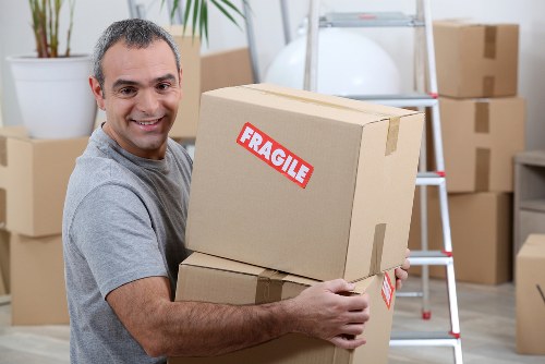 Man and van service loading household items in Preston