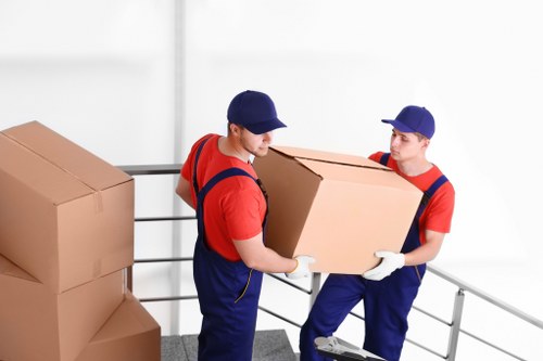 Removals van for home moving in Preston