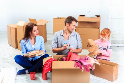Local moving van for furniture transport around Preston