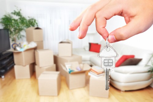 Local removals team helping with a move in Preston
