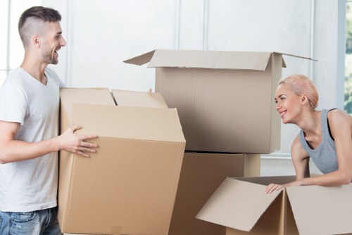 Household moving process for a Preston property