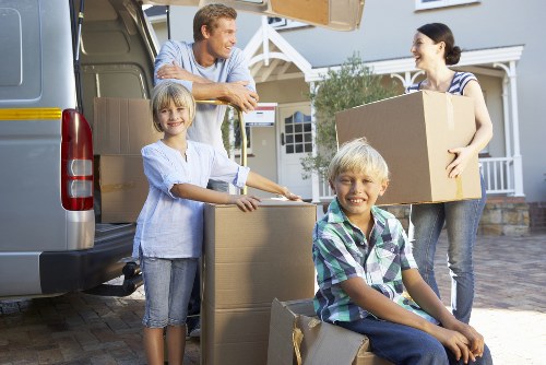 Removal van for commercial and office moves in Preston