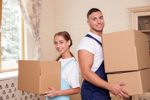 Business and home removals van service in Preston