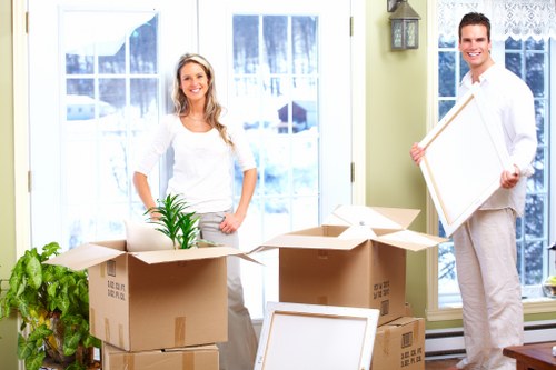 Local removals team planning access and parking in Preston