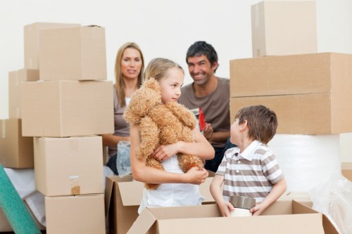 Apartment moving access and loading preparations in Preston